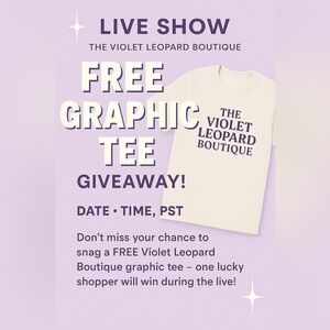 Violet Leopard Boutique Graphic Tee